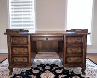 SlighLowry Executive Desk with Chair Floor Mats