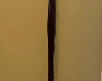 The Bombay Co. Wood Coat Rack With Brass Hooks