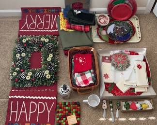 Christmas Table Runner, Centerpiece, Table Cloths More