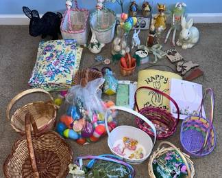 Easter Rabbits, Baskets More