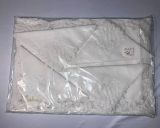 Vintage Jabara Linen Placemats Napkins Set