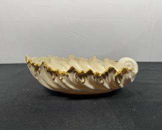 Lenox Hand Decorated With 24K Gold Acanthus Leaf Bowl