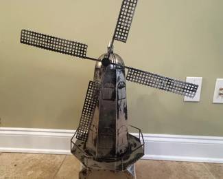 Metal Windmill Dutch Windmill Statue