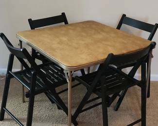 Poker night Table And Chairs