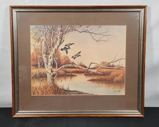 John W Taylor, Ducks At Pond