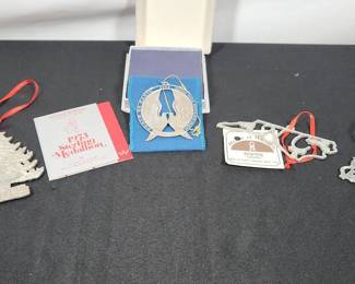 Pewter Ornament Lot