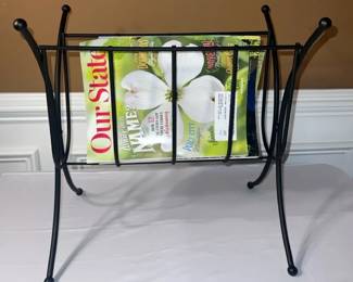 Black Metal Magazine Rack Magazines