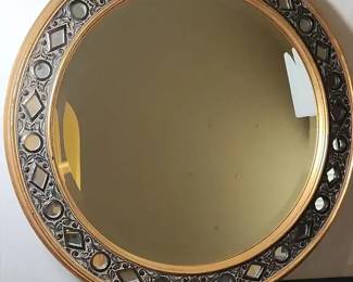 Large Round Mirror by Windsor Art