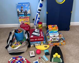 Games, Toys, Crayons, Jump Rope More