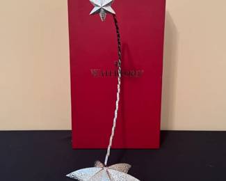 Waterford Star Ornament Silver Stand