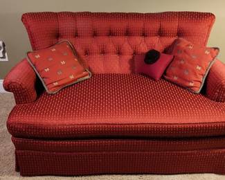 Red Loveseat