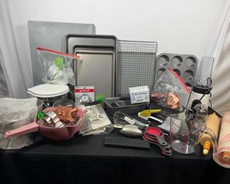 Huge Mystery Lot Of Baking Items
