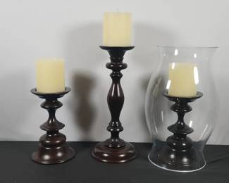PotteryBarn Candle Stands