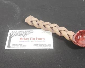 Hickory Flat Pottery Spoon