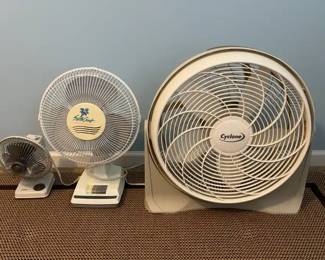 Fans in 3 Sizes