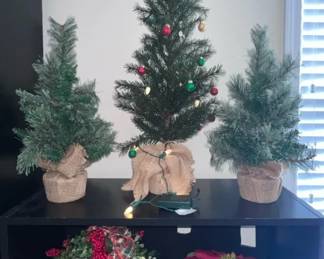 Lighted Tabletop Christmas Tree Related Decor