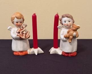 Vintage Goebel Angel Candle Holders