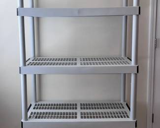 Plastic Storage Shelves Easy Assemble
