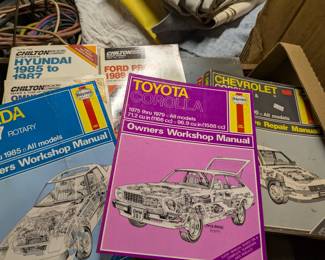 Automotive repair manuals
