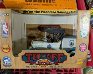 Tip-Off Collection Die-Cast Metal Bank