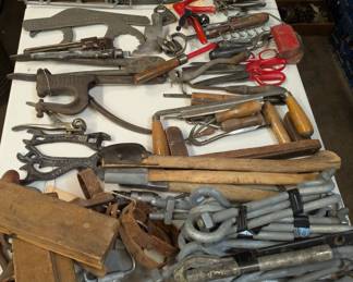 Vintage and antique tools