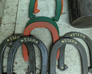 Double Ringers Pitching Horseshoes