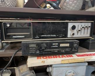 Prominent Solid State 8 tracks player AM/FM stereo