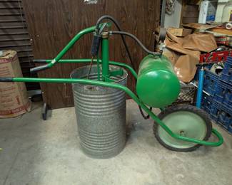 Antique crop sprayer