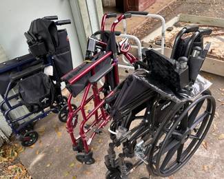 Wheelchairs and walkers