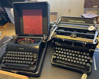Vintage typewriters