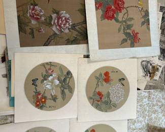 Silk screen prints from Asia