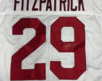 Minkah Fitzpatrick, signed Univ. of Alabama jersey