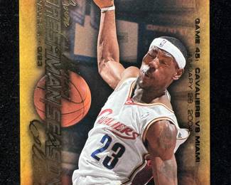 Rare Lebron James freshman season card