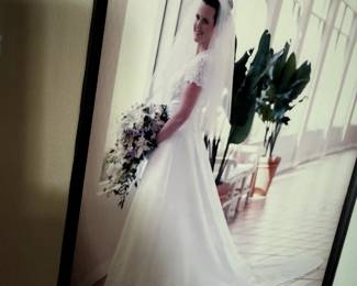 HERE COMES THE BEAUTIFUL BRIDE.....