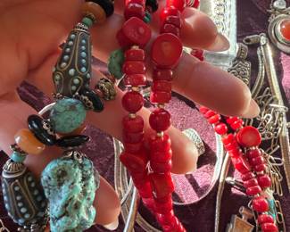 Tibetan turquoise and incredible coral 🪸