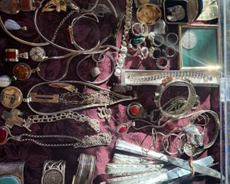 Some of the best jewelry we've seen in quite some time! Super heavy sterling pieces and some ate just incredibly unique