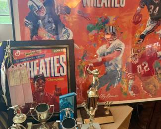 VINTAGE WHEATIES FRAMED POSTERS