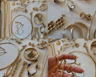 14 & 18 KT. GOLD ~ Gorgeous Pieces! 18kt gold chain in hand is by Henry Dunay..converts to a short necklace and bracelet! 46.7 whopping grams!