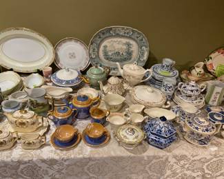 Vintage porcelain and China