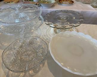 Vintage cake stands