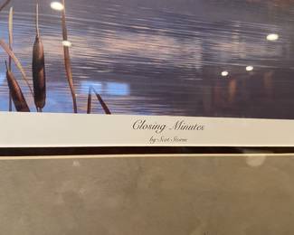"Closing Minutes" by Scot Storm, signed and numbered #3065/4800