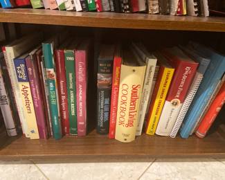 Cookbooks-maybe over 100!