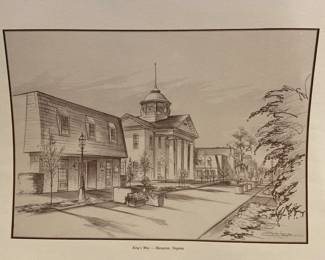 Artwork by Shirley Hogge, local artist, "King' s Way"