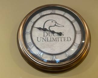 Ducks Unlimited battery operated clock