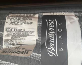 Beautyrest Black adjustable king mattress