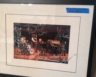 Signed photo of The Jim Cullum Jazz Band