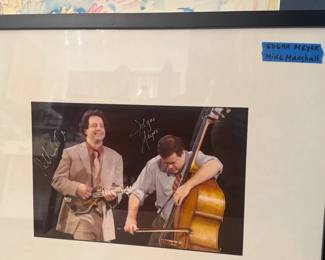 Signed Photo of Edgar Meyer and Mike Marshall