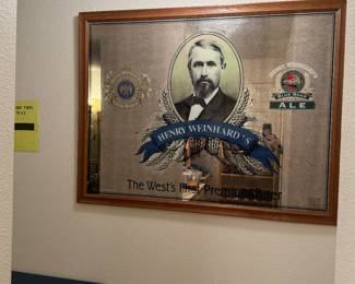 Henry Weinhard mirror and Hamms beer mirrors