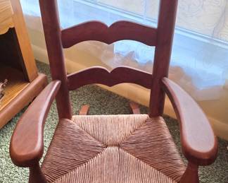 Childs Rocker w/Rush Seat
