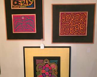 Vintage Kuna Mola's from Panama